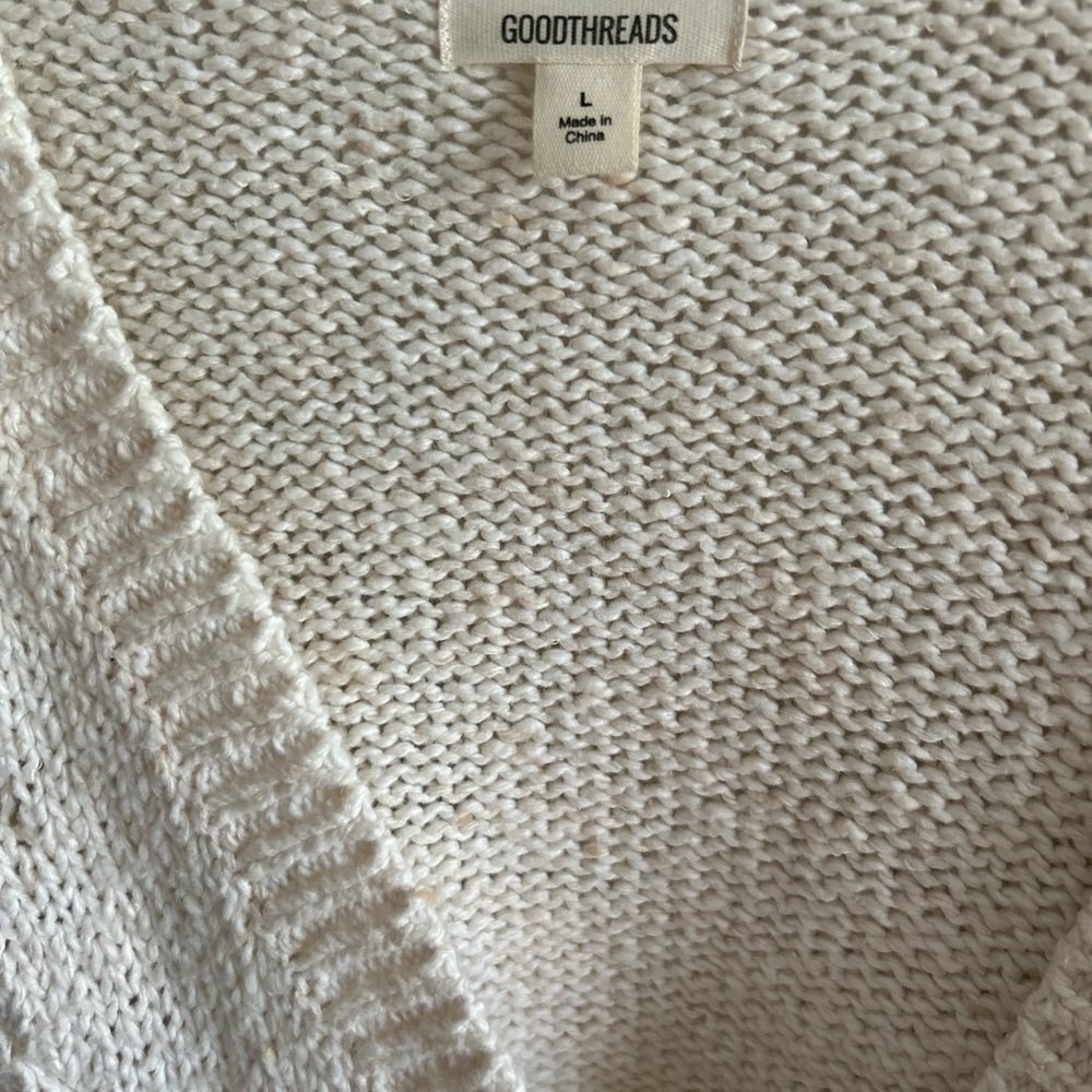 Cream Goodthreads Cardigan - Picture 2 of 4
